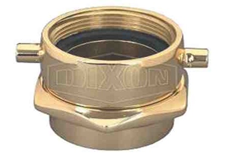 brass female swivel adapters w pin lug open snoot