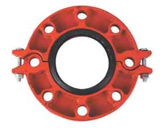 grooved flange